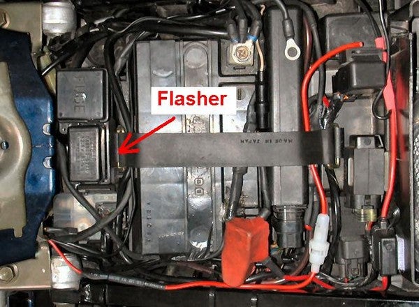 How do I connect an LED flasher in place of the OEM unit? tl1000r wiring diagram 
